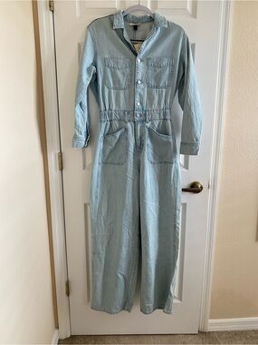 Universal Thread Light Wash Denim Jumpsuit